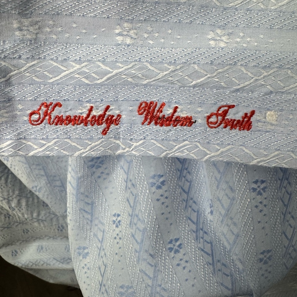 Robert Graham Light Blue Patterned Button Up Dres… - image 6